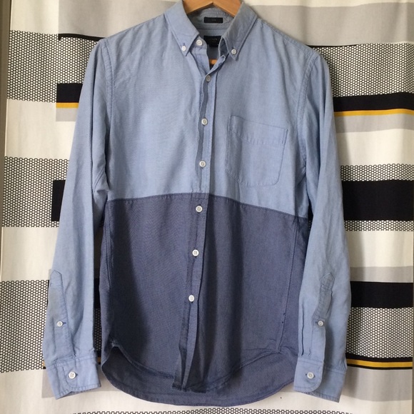 🟠2/$20 4pc Breezy Summer Blues Button Down Shirt Set (S) - Picture 2 of 16